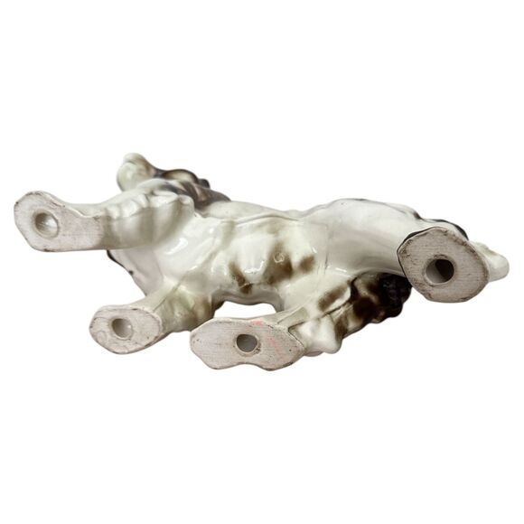 Vtg FAIRYLAND Japan English Spaniel Dog Figurine 10” Ceramic Porcelain Spotted - Picture 4 of 9